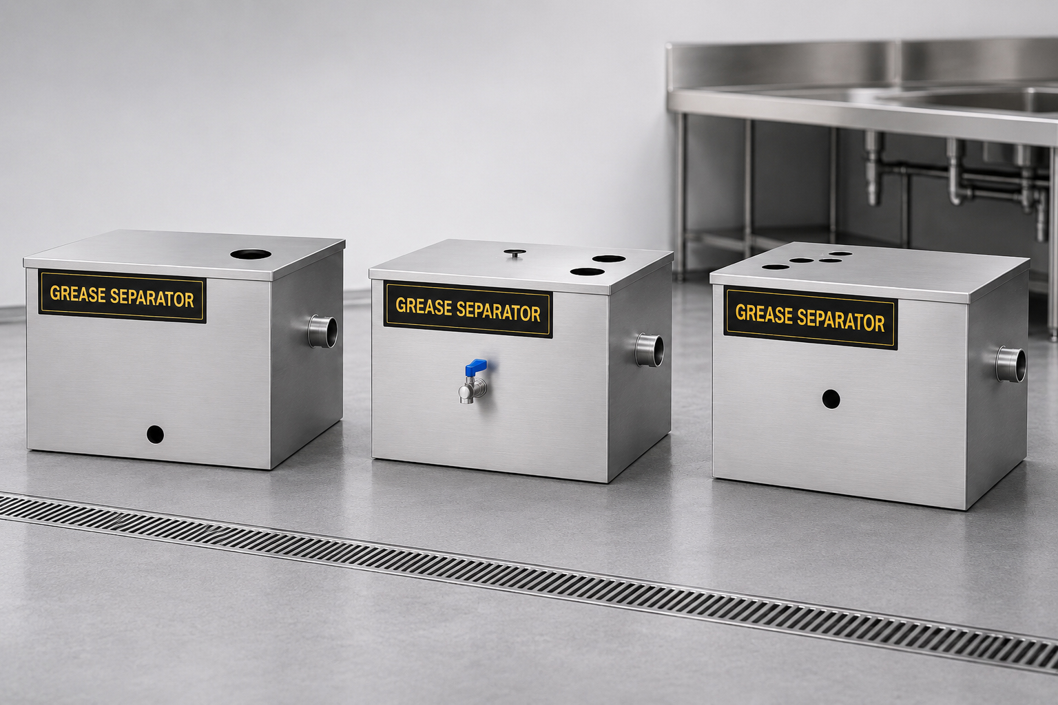 KREZOW stainless steel grease separators