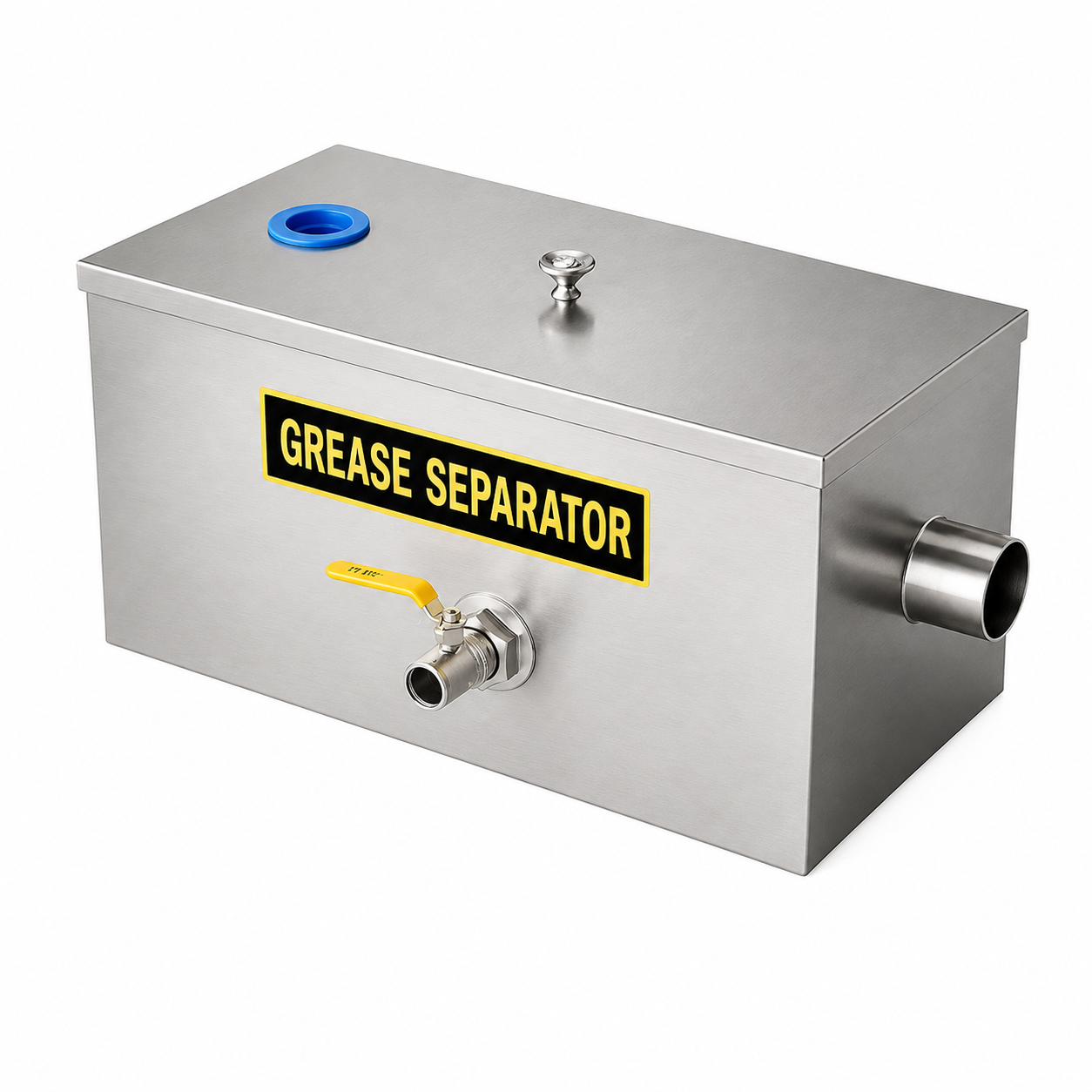 KREZOW single-inlet stainless steel grease separator