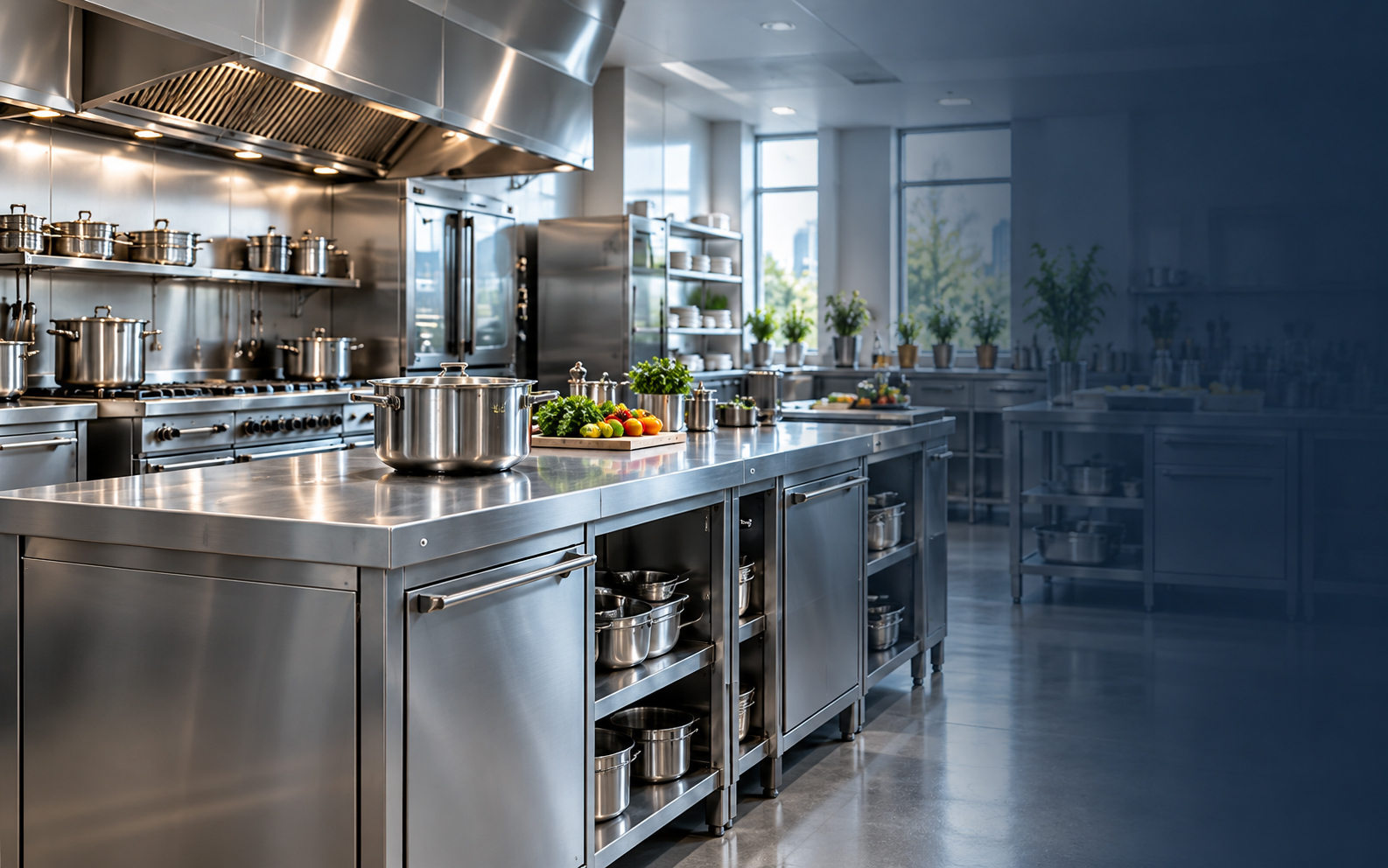 KREZOW commercial stainless steel kitchen equipment