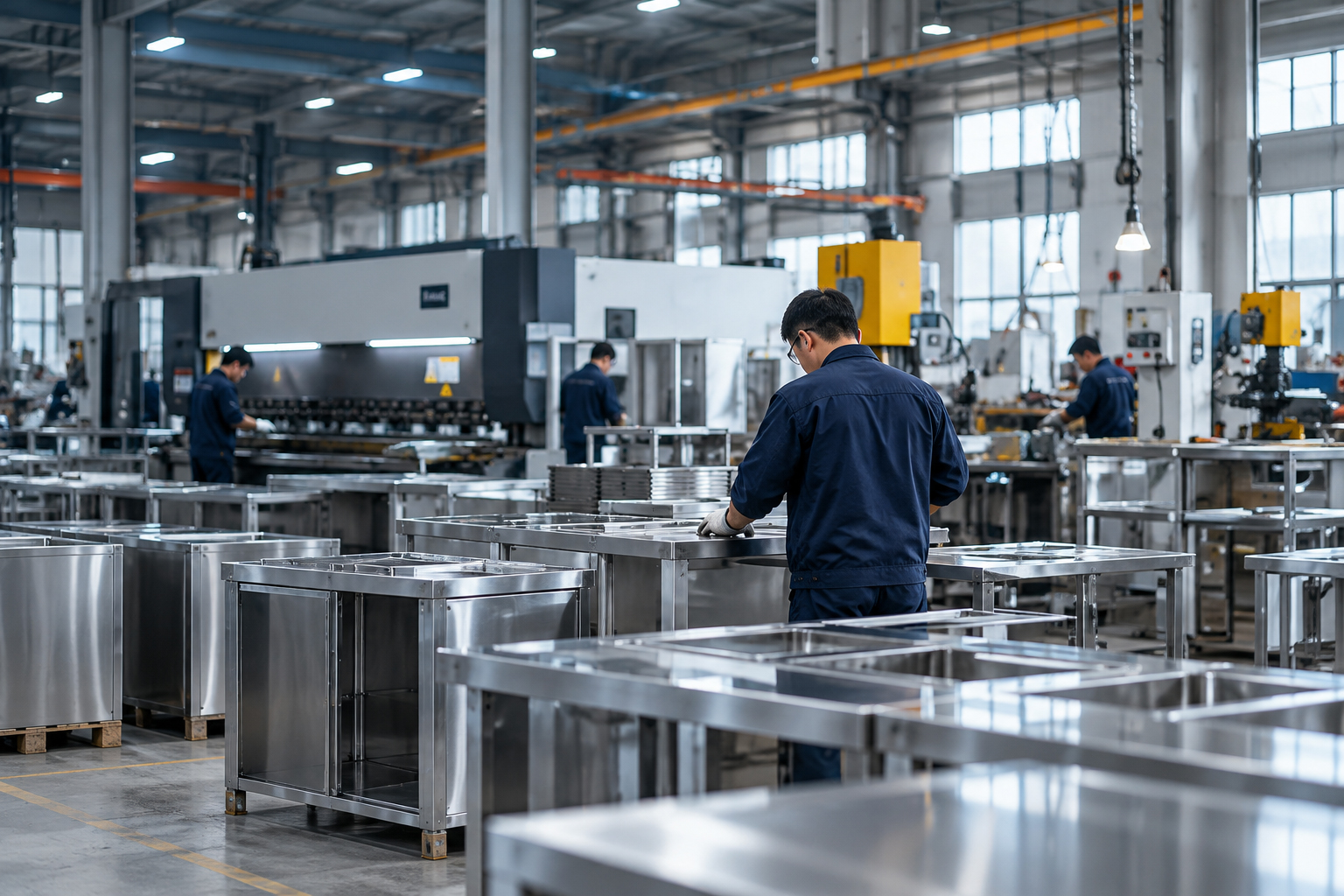 KREZOW stainless steel commercial kitchen equipment manufacturing factory